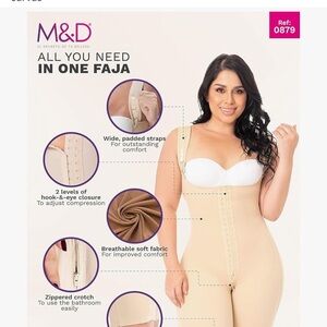 Women's Beige Shapewear Bodysuit